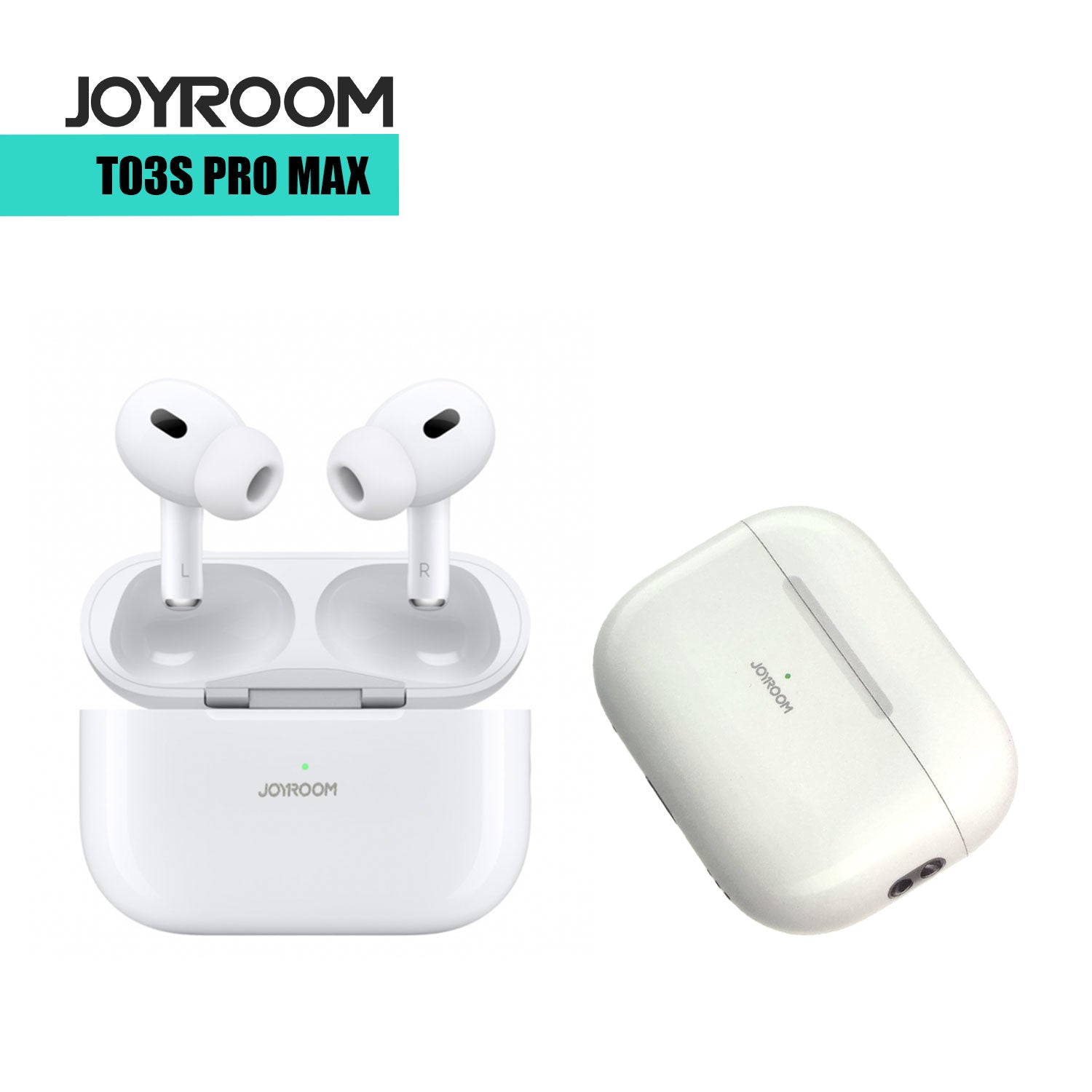 Joyroom Jr-t03s Pro Max True With Pop Up Windows Wireless Earbuds Original White