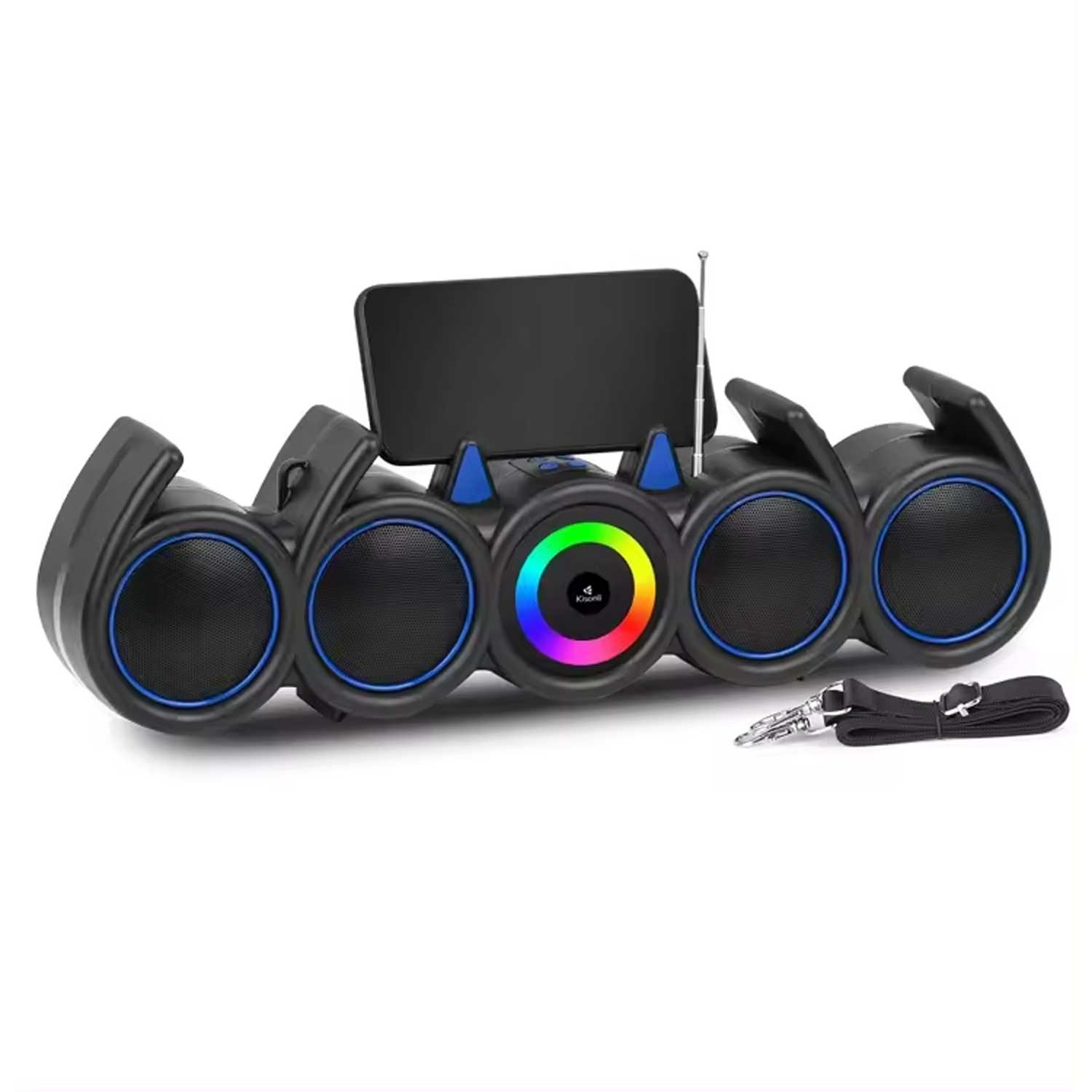 Kisonli Led-918 Soundbar Speaker Subwoofer Wireless Home Theater Bluetooth Soundbar