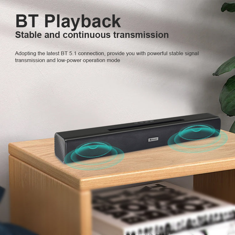 Kisonli Led-803 Wireless Bt 16w Portable Soundbar Speakers