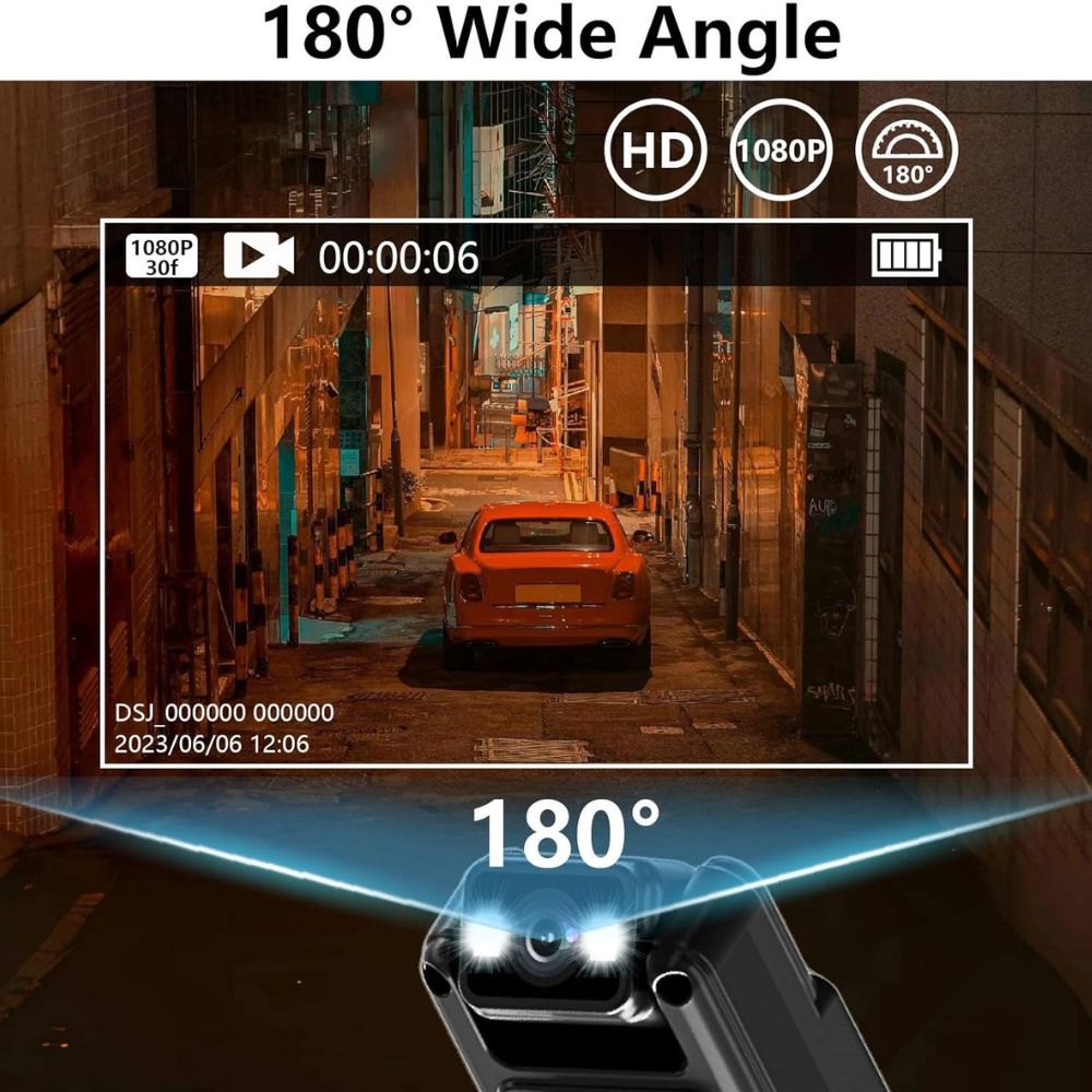 L12 Mini Body Camera Wifi Video Recorder 1080p Wearable Night Vision