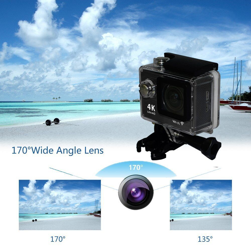 D800 Action Sports Camera Wifi 4k With Full Accessories