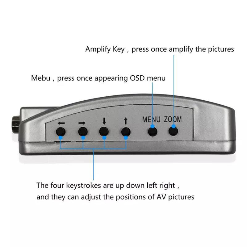 Vga To Audio Video Conversion Box
