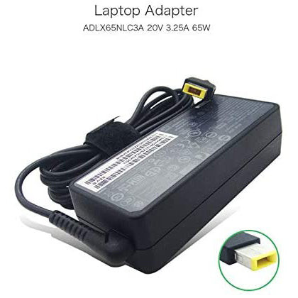 Lenovo Square Pin Laptop Charger 20v 3.25a 65w (usb)