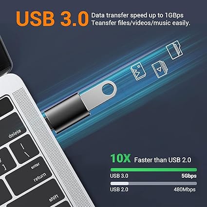 Type C To Usb F/male Convertor