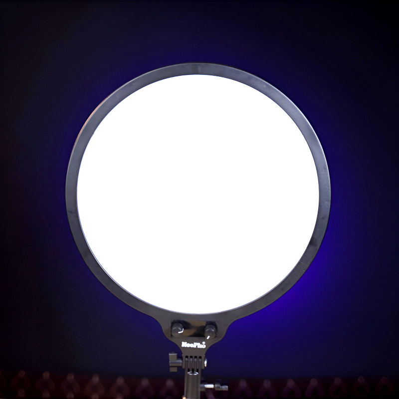 Neepho 26cm Led Soft Ring Light With 360 Rotating Pan Tilt
