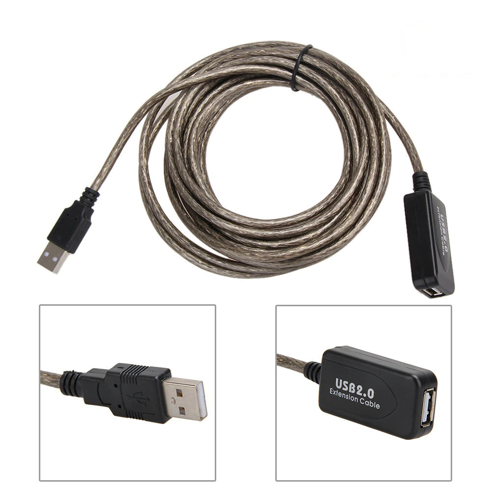 Usb Extension Male To Female 2.0 With Ic (imported Cable) 15m