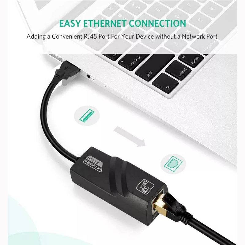 Speedx Sp-u1000 Usb Lan 3.0 Gigabit Ethernet Connector