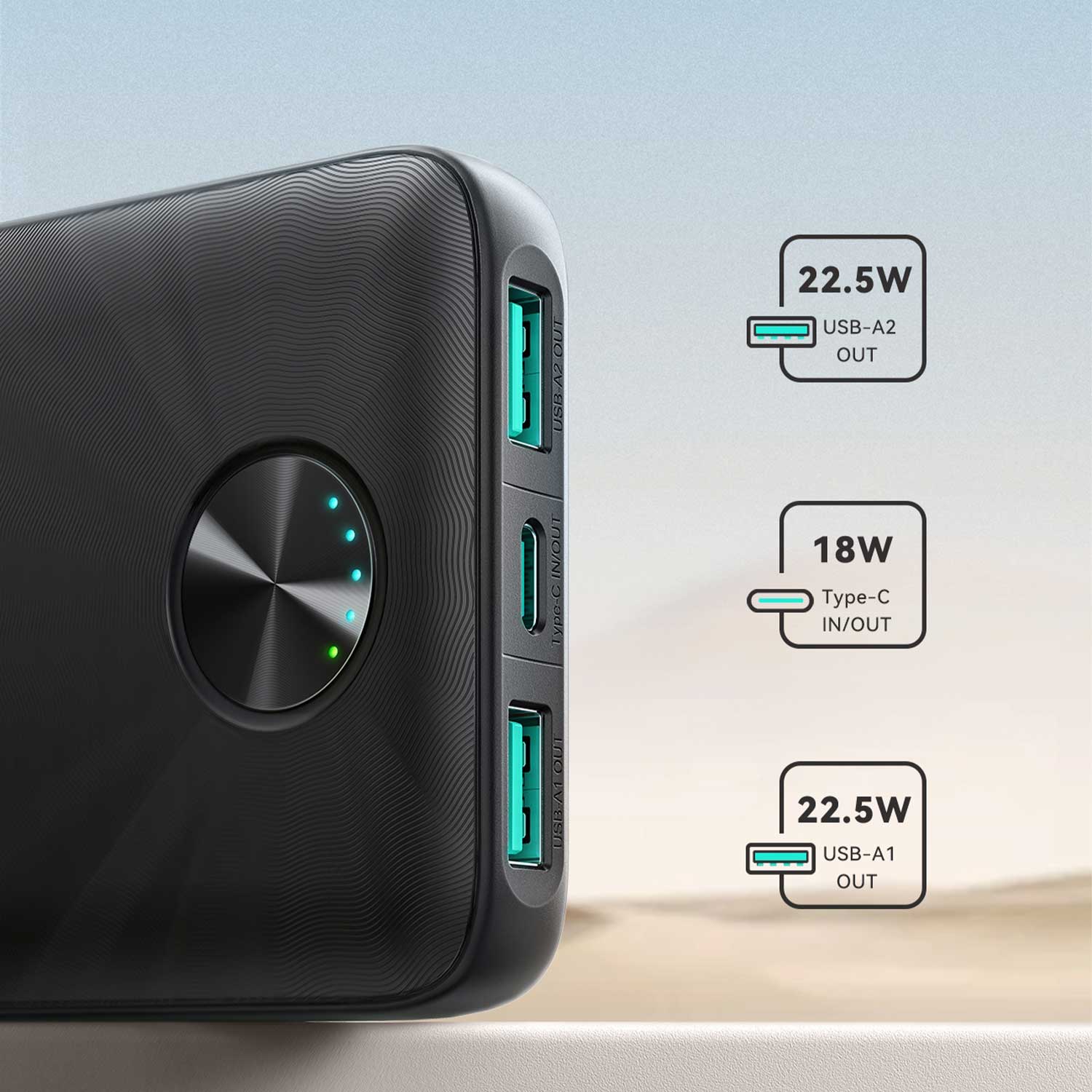 Joyroom Jr-pbf15 22.5w Led Fast Charging Power Bank 10000mah