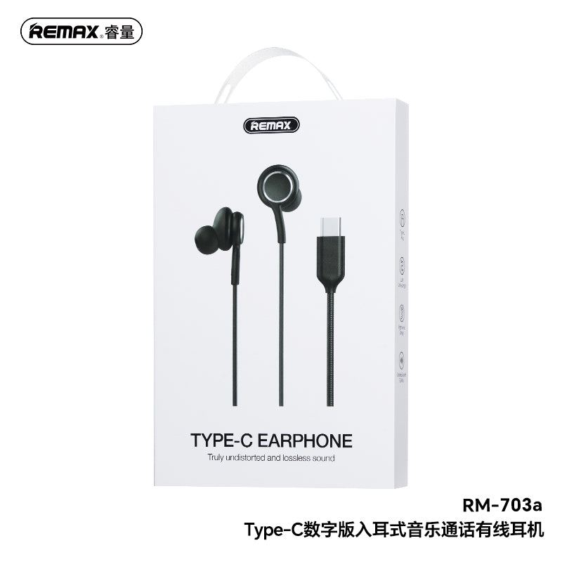 Remax Rm-703a Type C Lightweight Handfree