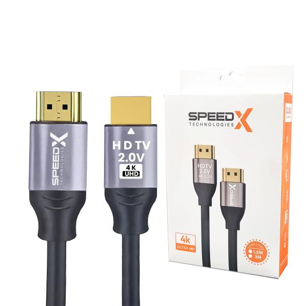 Speed-x 2.0v Hdmi Premium Cable Ultra Hd 4k 1.5m (full Length)