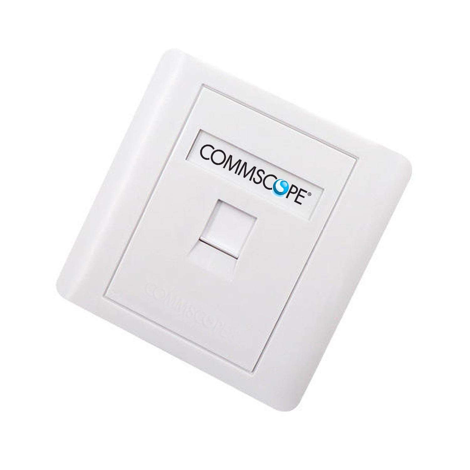 Commscope 1 Port Cat6 Face Plate Netwotking Socket