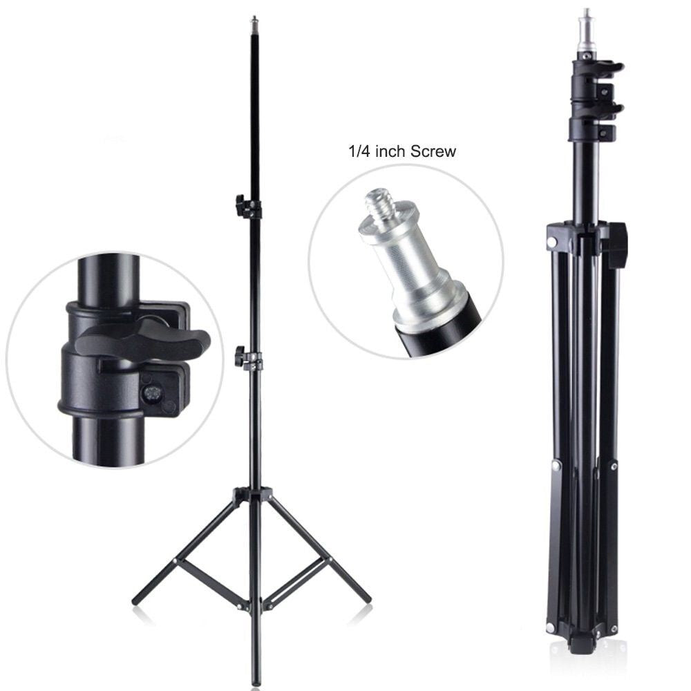 210cm Selfie Ring Light Portable Tripod Stand Fit For Live Photo Studio