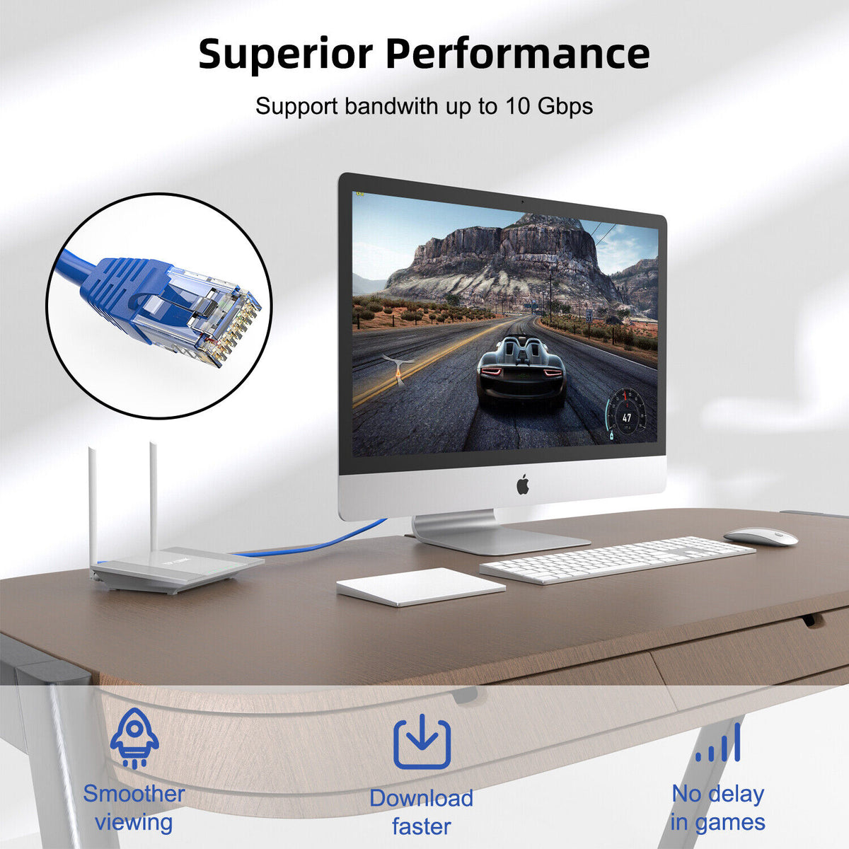 Lan Cable Cat 6 Utp 10m
