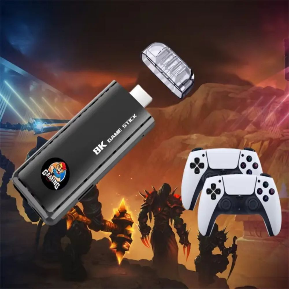 X6 64gb Classic 8k Hd Tv 40000+ Games With Console Wireless 2.4g Games Stick
