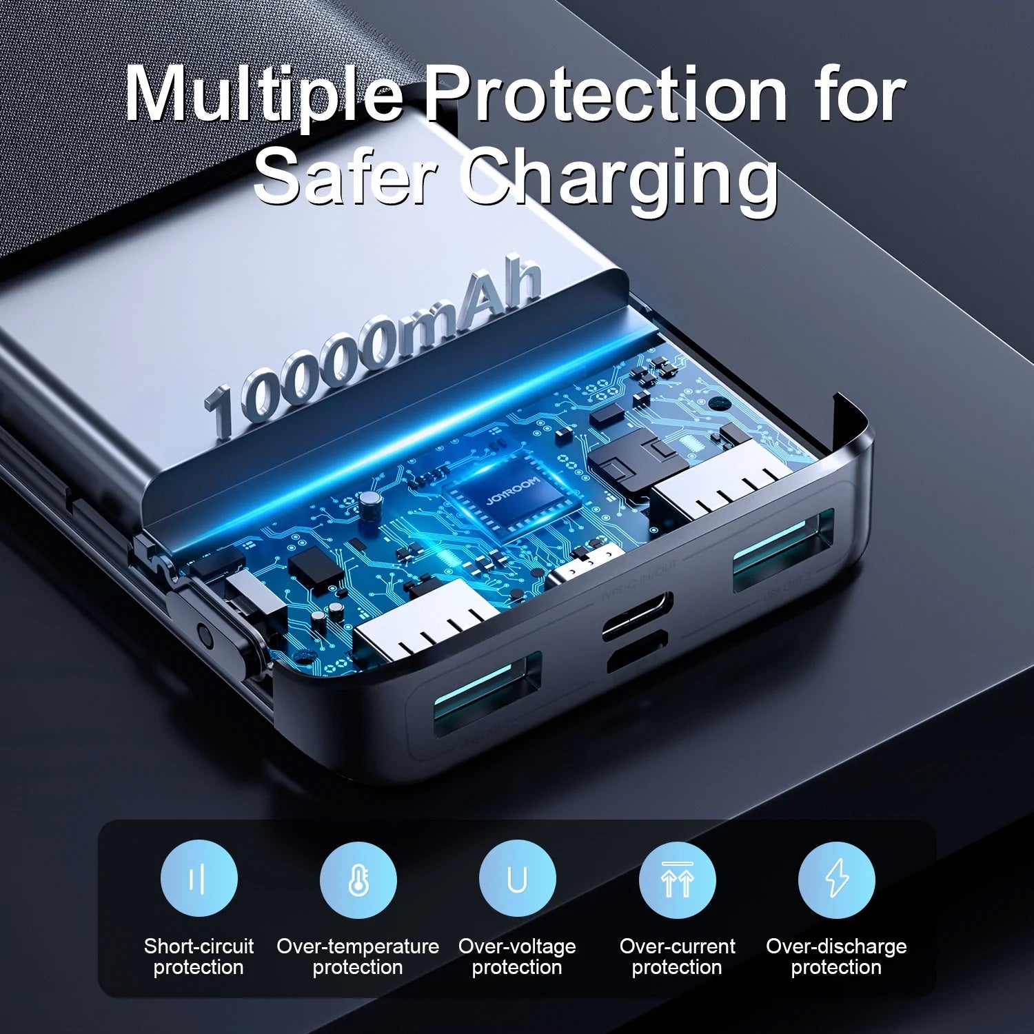 Joyroom Jr-qp191 22.5w Power Bank 10000mah