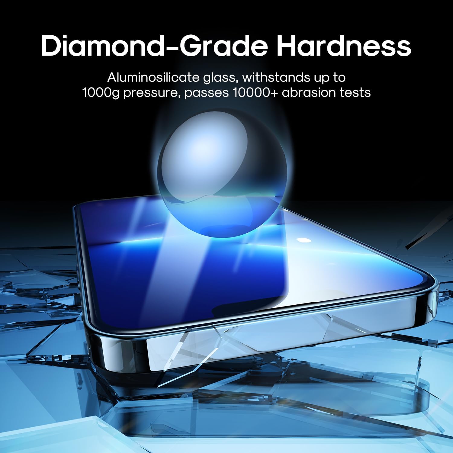 Joyroom Jr-z24 Full Cover Glass Protector For Ip15 Pro Max-6.7 Inch