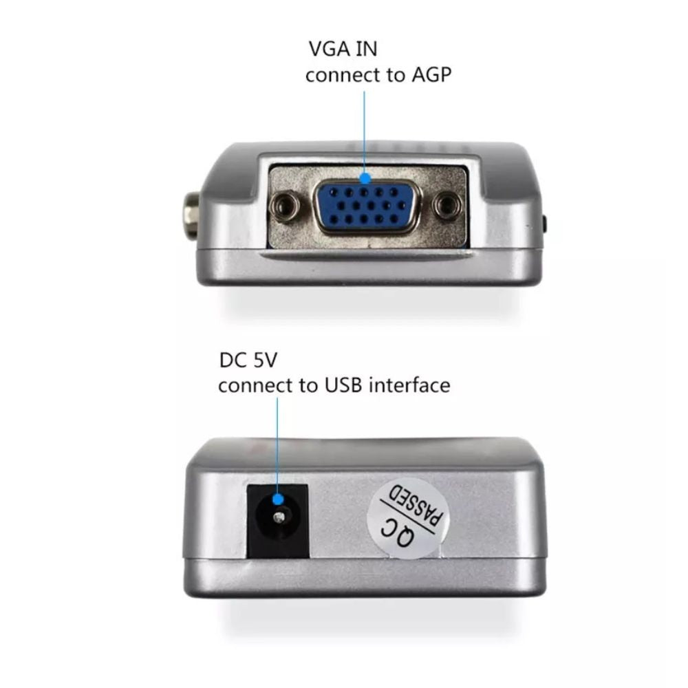 Vga To Audio Video Conversion Box