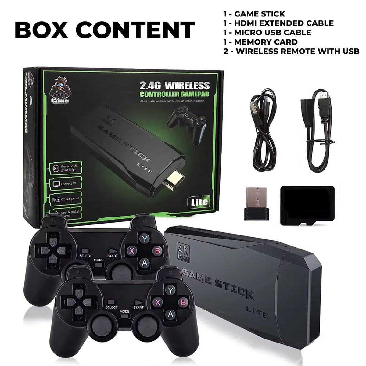 M8 64gb 4k Rockchip Rk3032 Ic Takken 3 & 20000 Games Firmware M8g-v8.0 And Two Game Controllers Ram 256mb, Rom 128mb