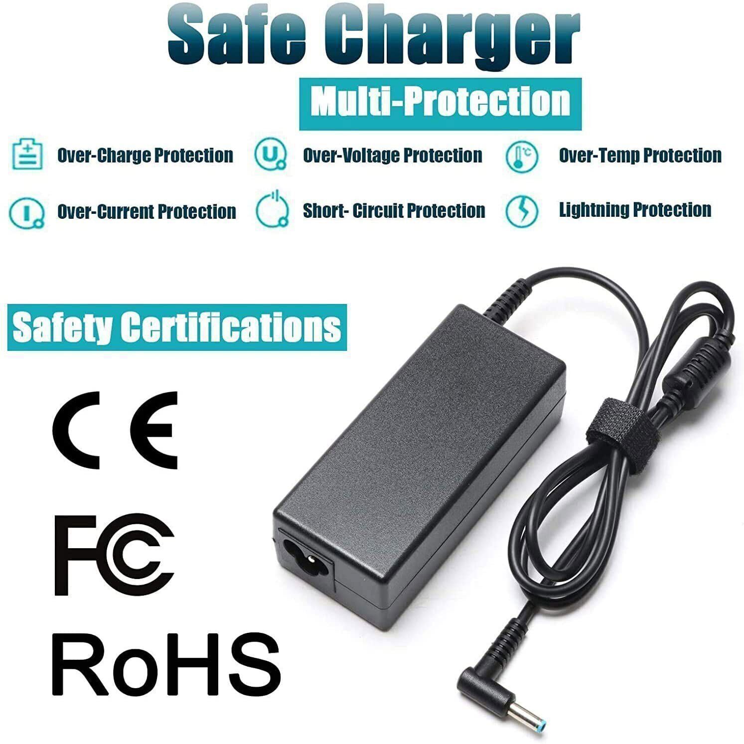 Hp Pavillion Blue Pin Laptop Charger 19.5v 3.33a 65w (pin Size 4.5*3.0)