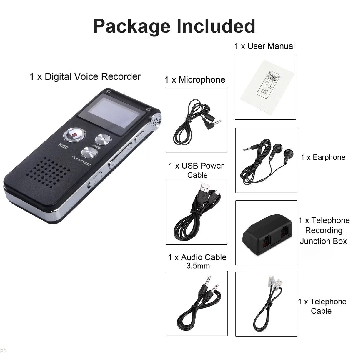 Voice Recorder 8gb