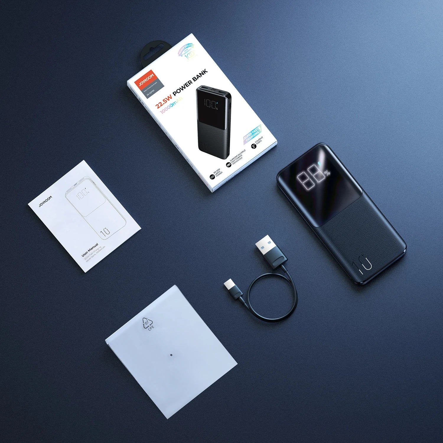 Joyroom Jr-qp191 22.5w Power Bank 10000mah