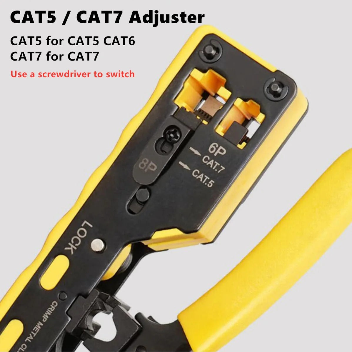 Speedx Ht-718 Cat7 Rj45 Crimping Tool With Cutter