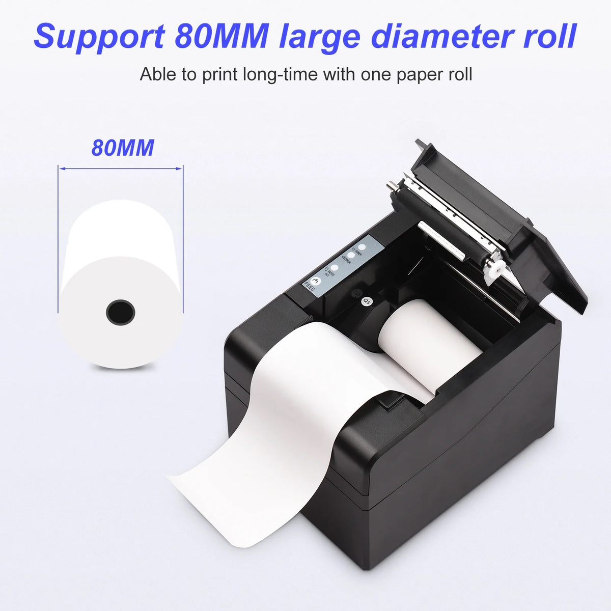 Speed-x Sp-250u 80mm Thermal Receipt Printer Usb Interface 300mm/s Printing Speed