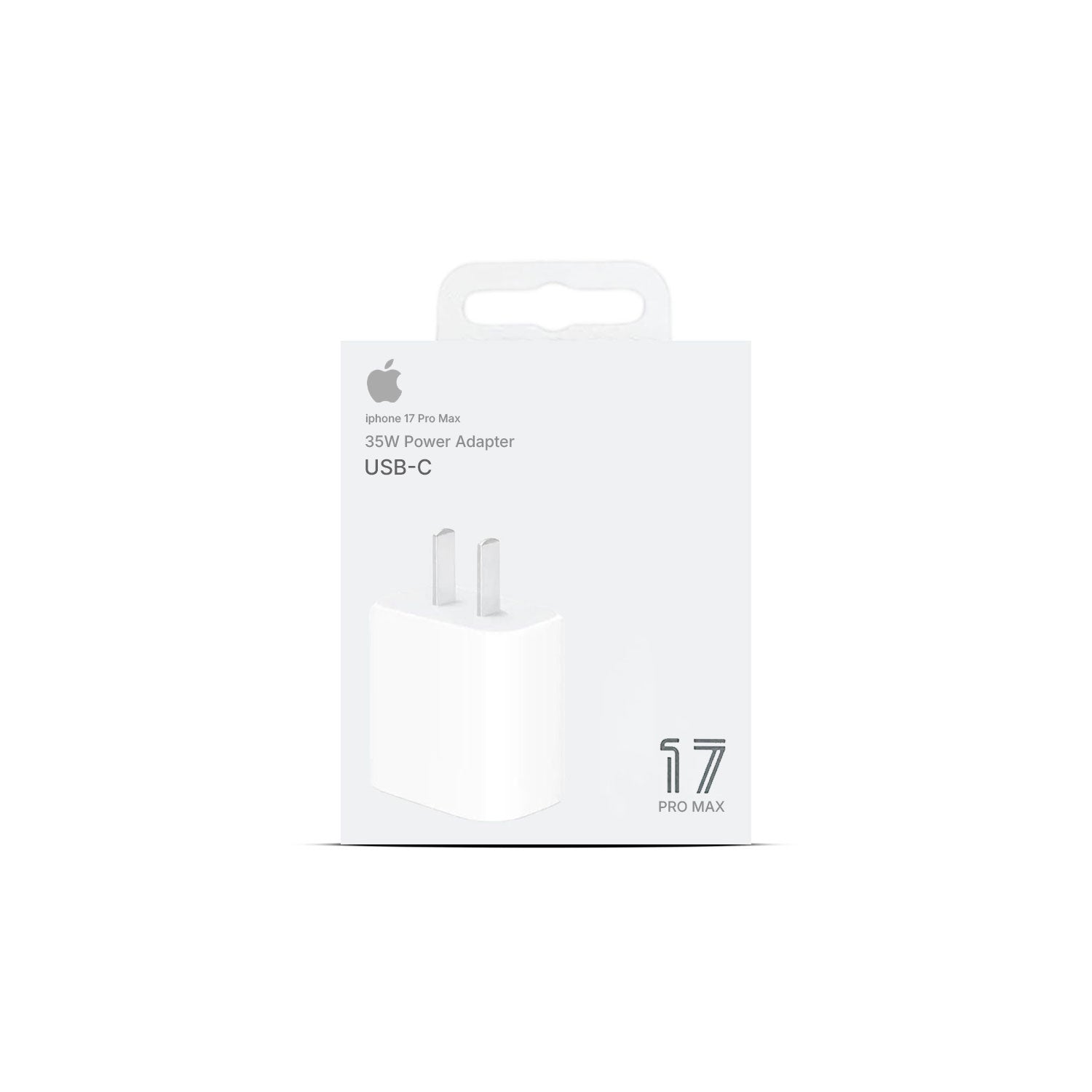 Iphone 17 Pro Max 35w (original Watt) Us Pin Usb-c Power Adapter