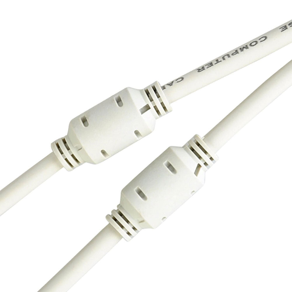 B VGA Y Splitter Cable 1 Male to 2 Female 1ft