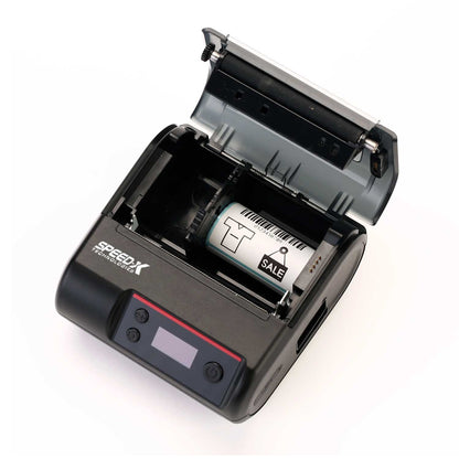 Speed-x Sp-l610bt Portable Thermal Printer Label & Receipt 2 In 1 80mm With Usb+bluetooth Interface