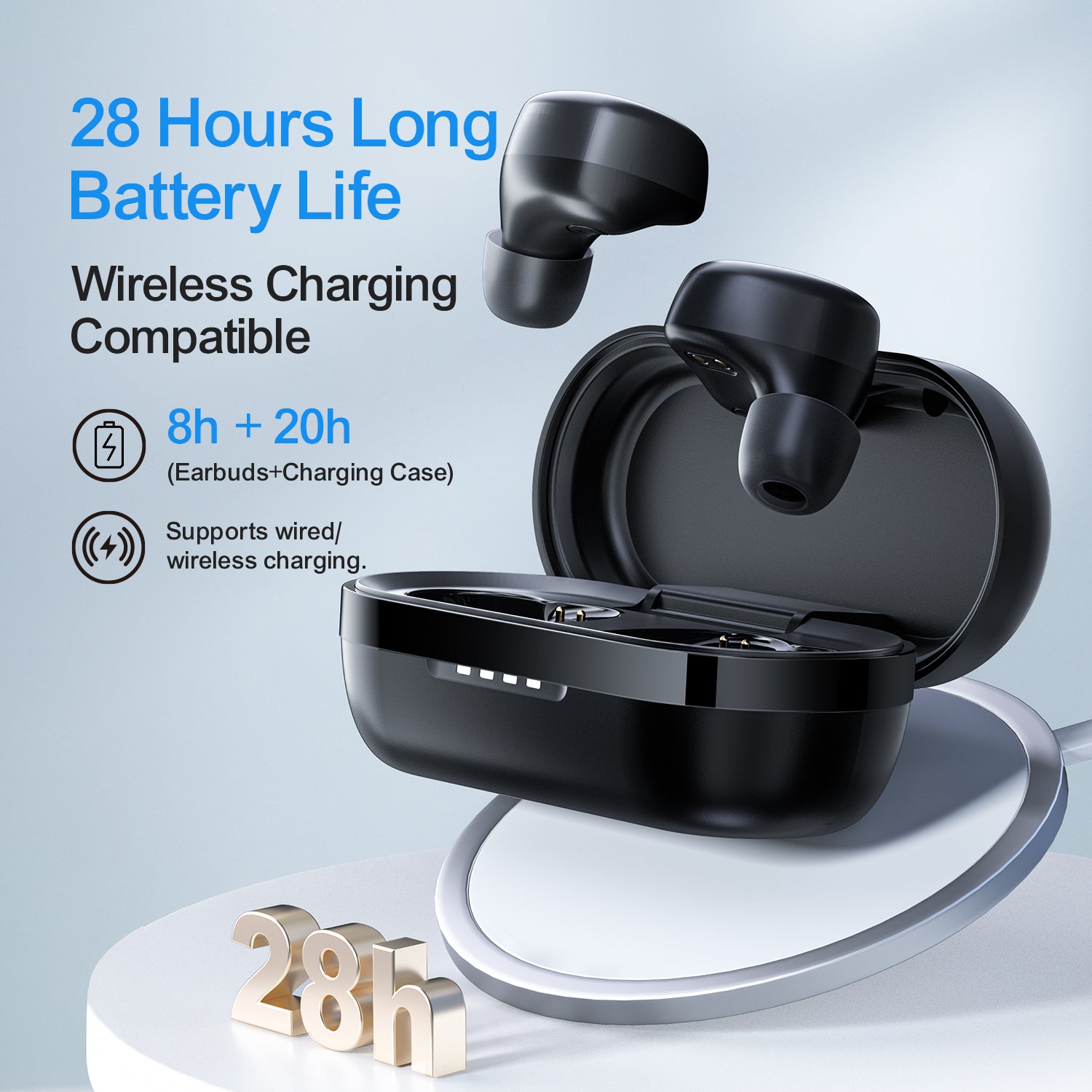 Joyroom Tl1 Pro Truly Stereo Waterproof Wireless Earphones Black