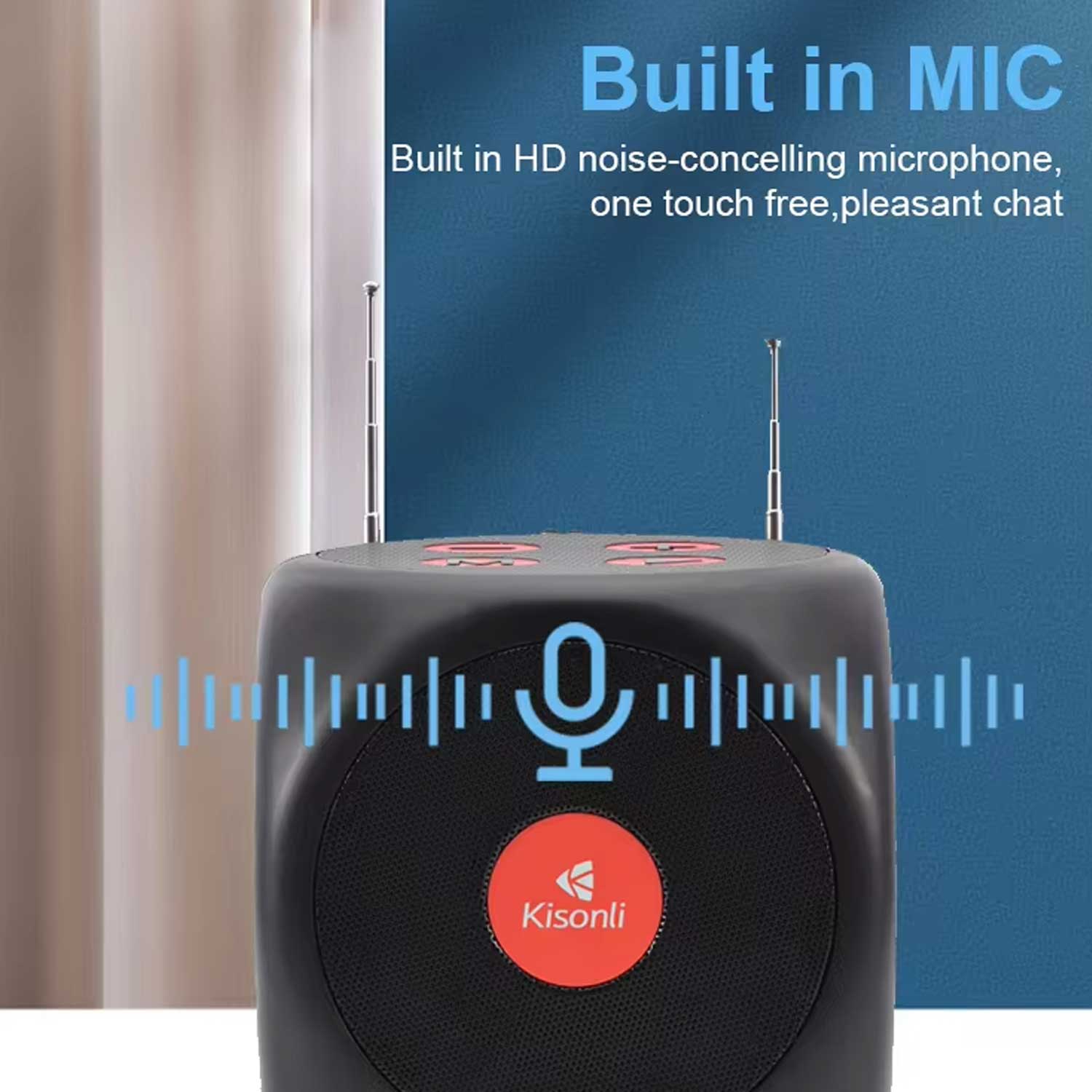 Kisonli G15 Portable Mobile Music Bluetooth Dice Mini Speaker