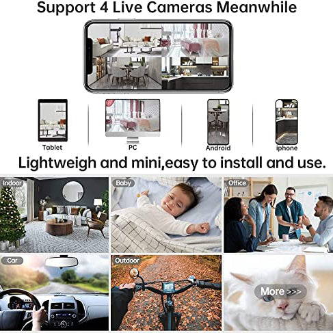 New A9 1080p Hd 2mp Wifi Mini Camera With Pix-link Cam App