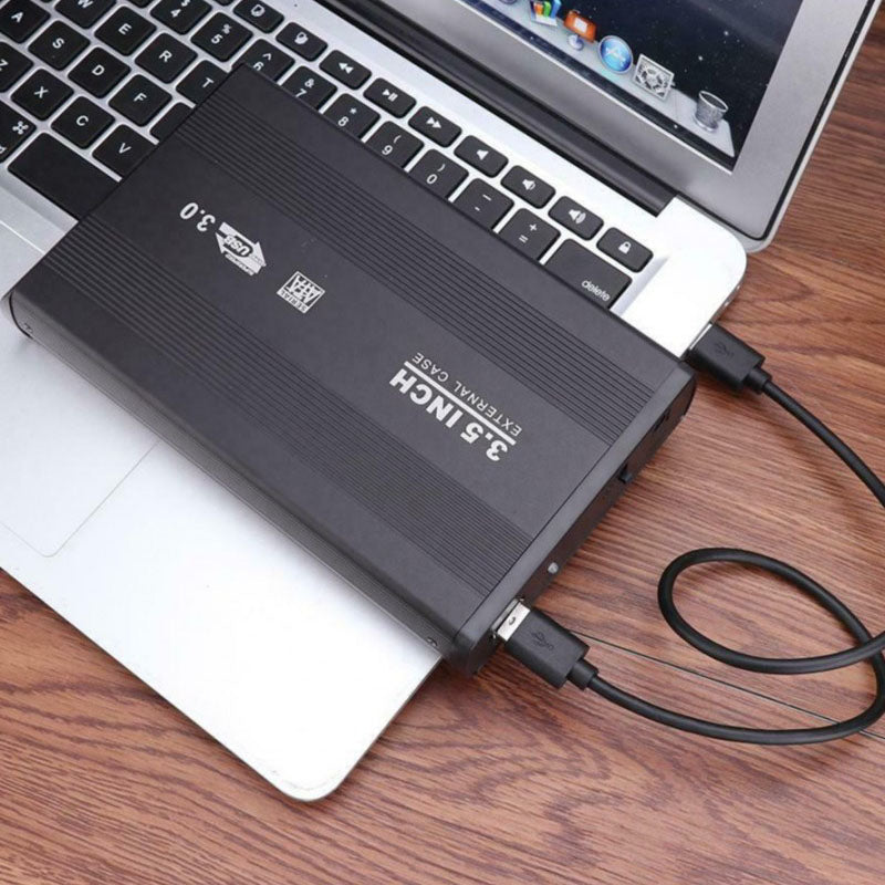 Hdd Case 3.5 Inch Sata Hard Disk Metal Body 3.0