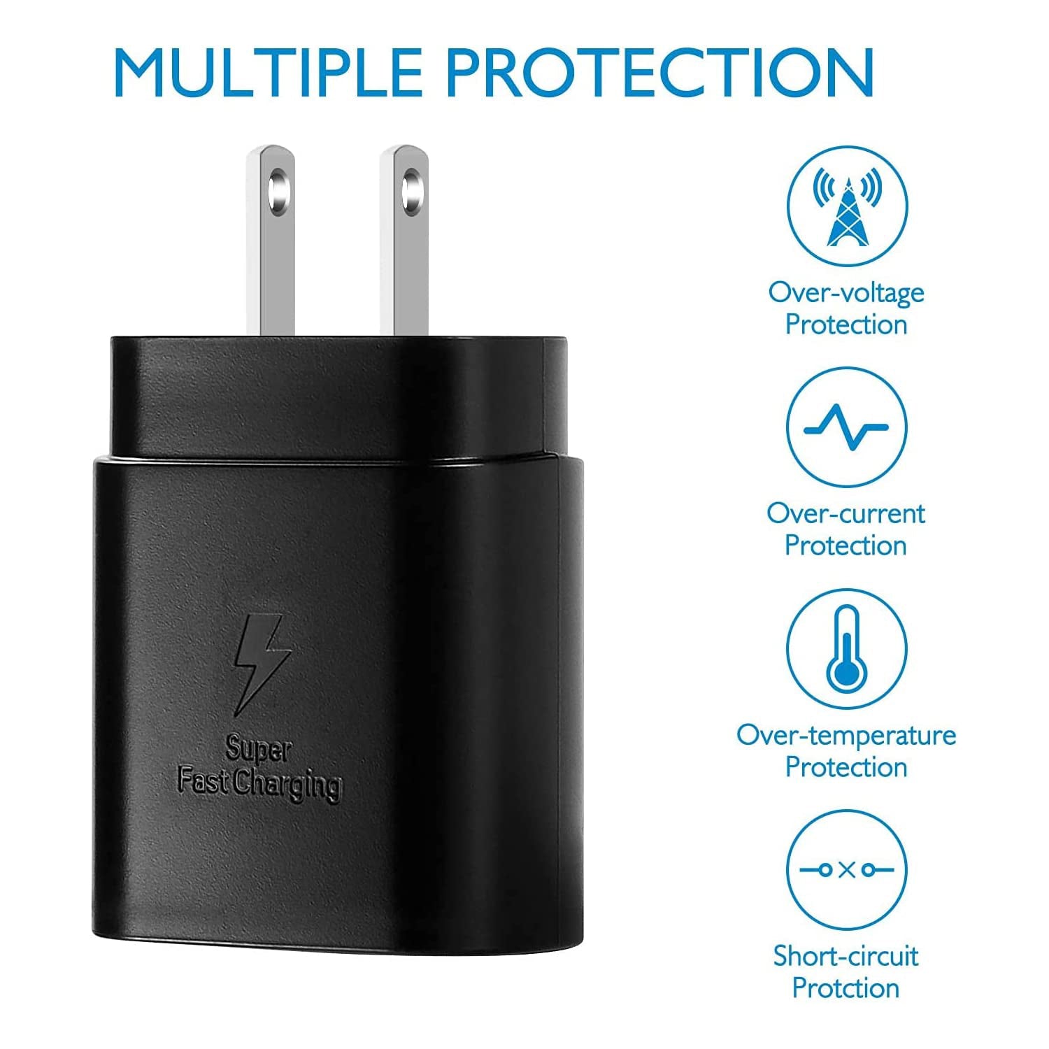 Samsung 25w Us Pin Original Pd Adopter Usb-c