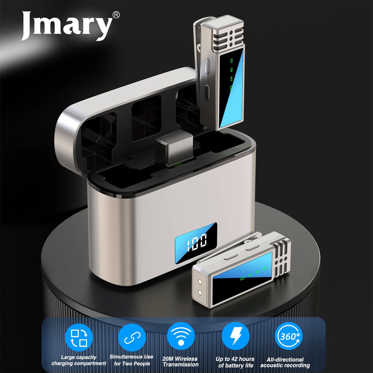 Jmary Mw-15 2.4g Wireless Microphone For Mobile (lightning)