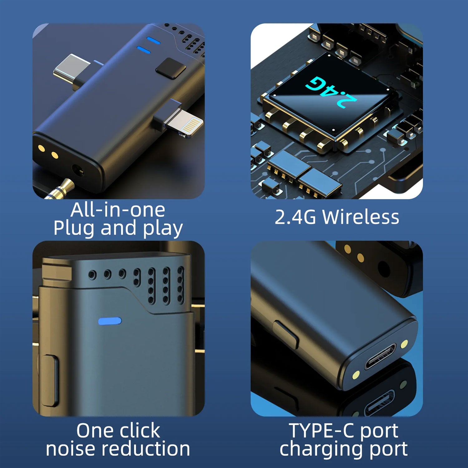 Jmary Mw-16 2.4ghz Wireless Microphone For Mobile And Camera
