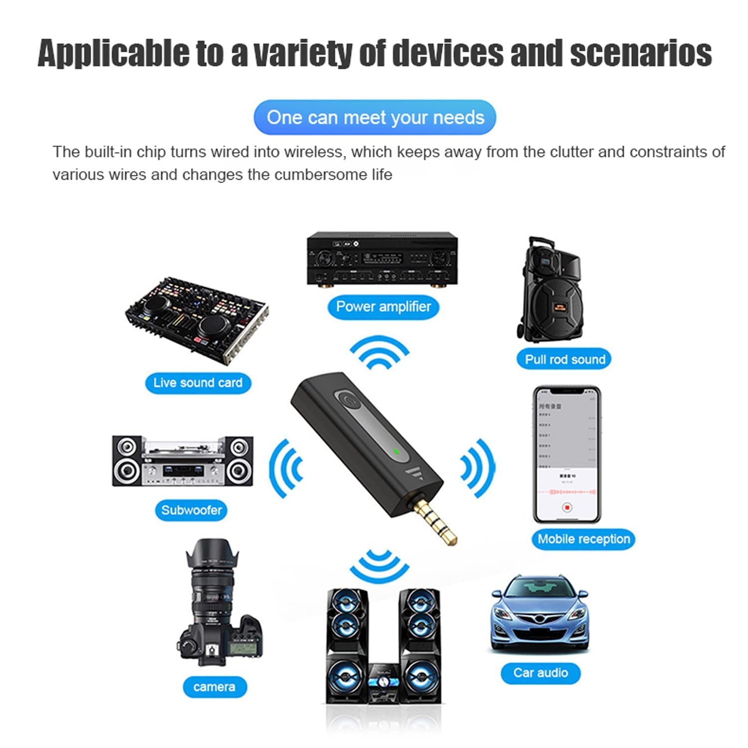 K35 High Quality Collar Wireless Single Microphone