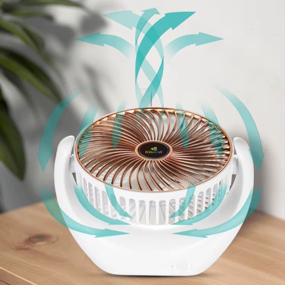 Kisonli F105 Desktop Cooling Fans Rechargeable Battery