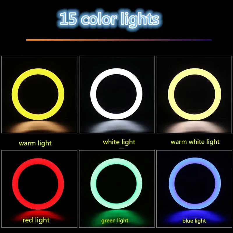 26cm Mj26 10.2 Rgb Led Soft Ring Light