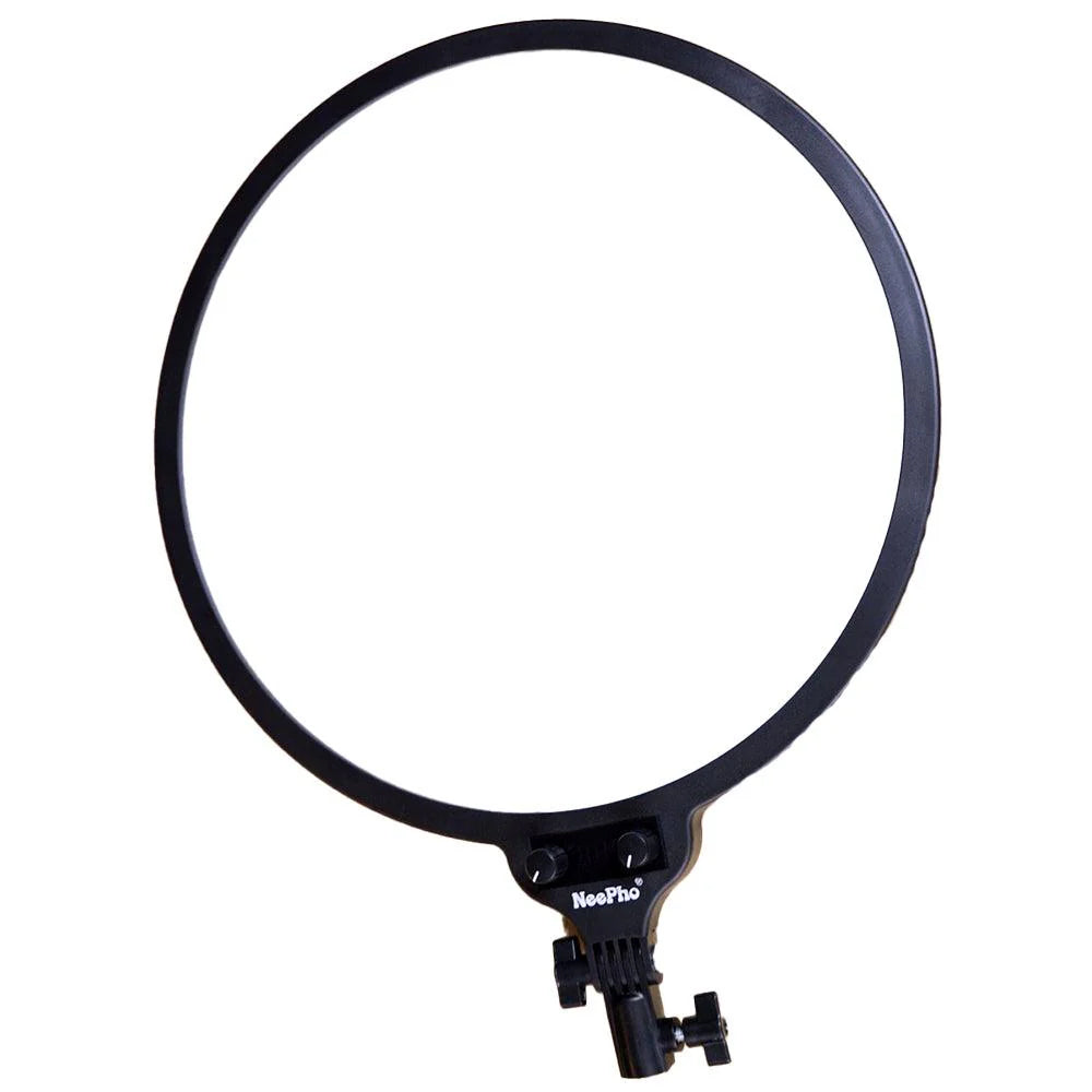 Neepho 33cm Led Soft Ring Light With 360 Rotating Pan Tilt