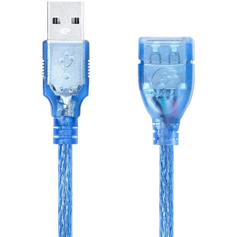 Usb Extension Male To Female 2.0 Crystal (imported Cable) 10m
