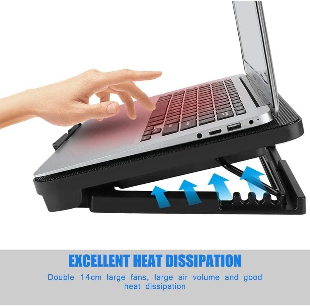 Speed-x N99 2 Fan Cooling Pad Wiht Two Usb And Light