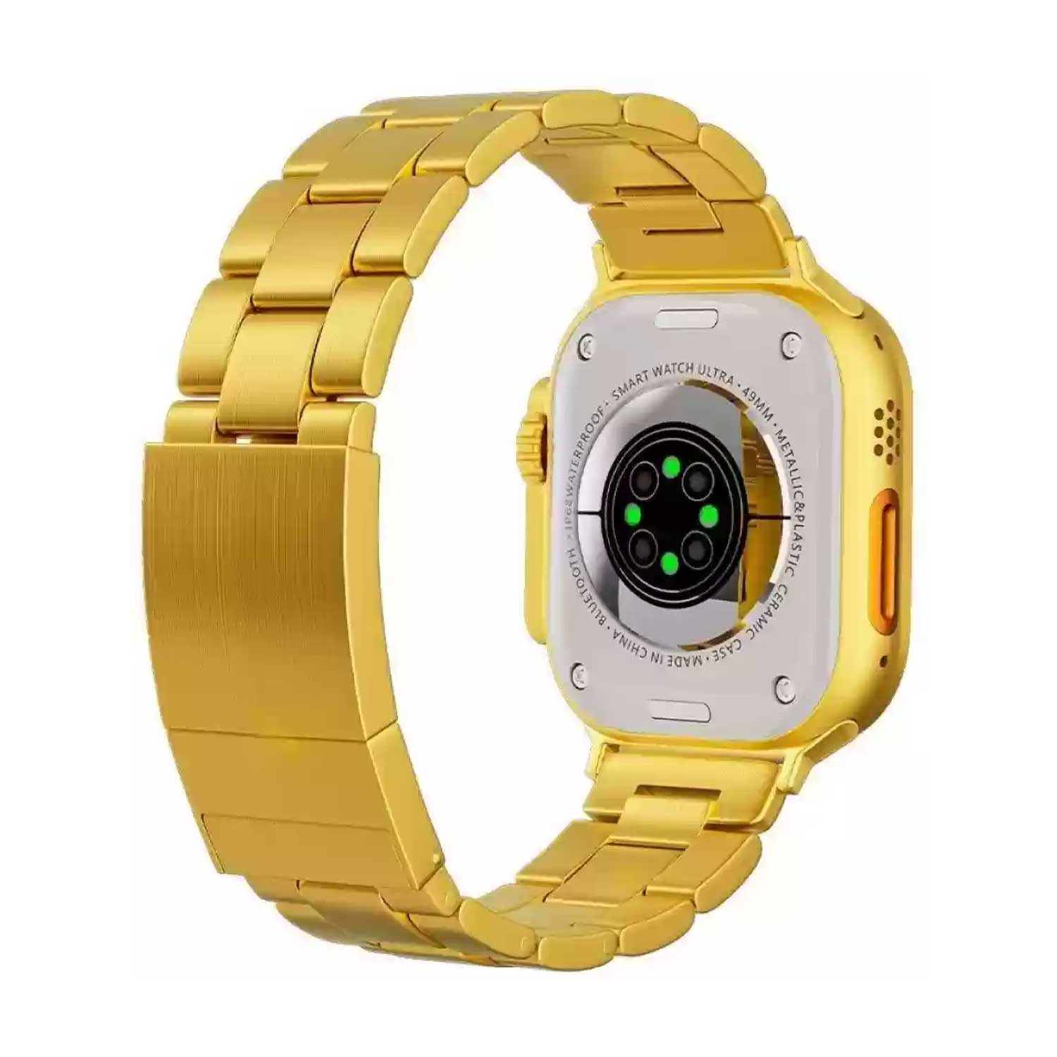 C9 Ultra Max Gold Edition Color Smartwatch 2.1 Inch Screen With Hryfine App
