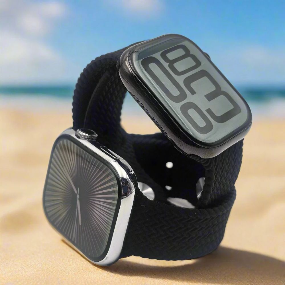 Hk10 Pro Max Smartwatch 2.02 Inches Large Screen 3d Visual Action Massive Colors 2 Straps Black