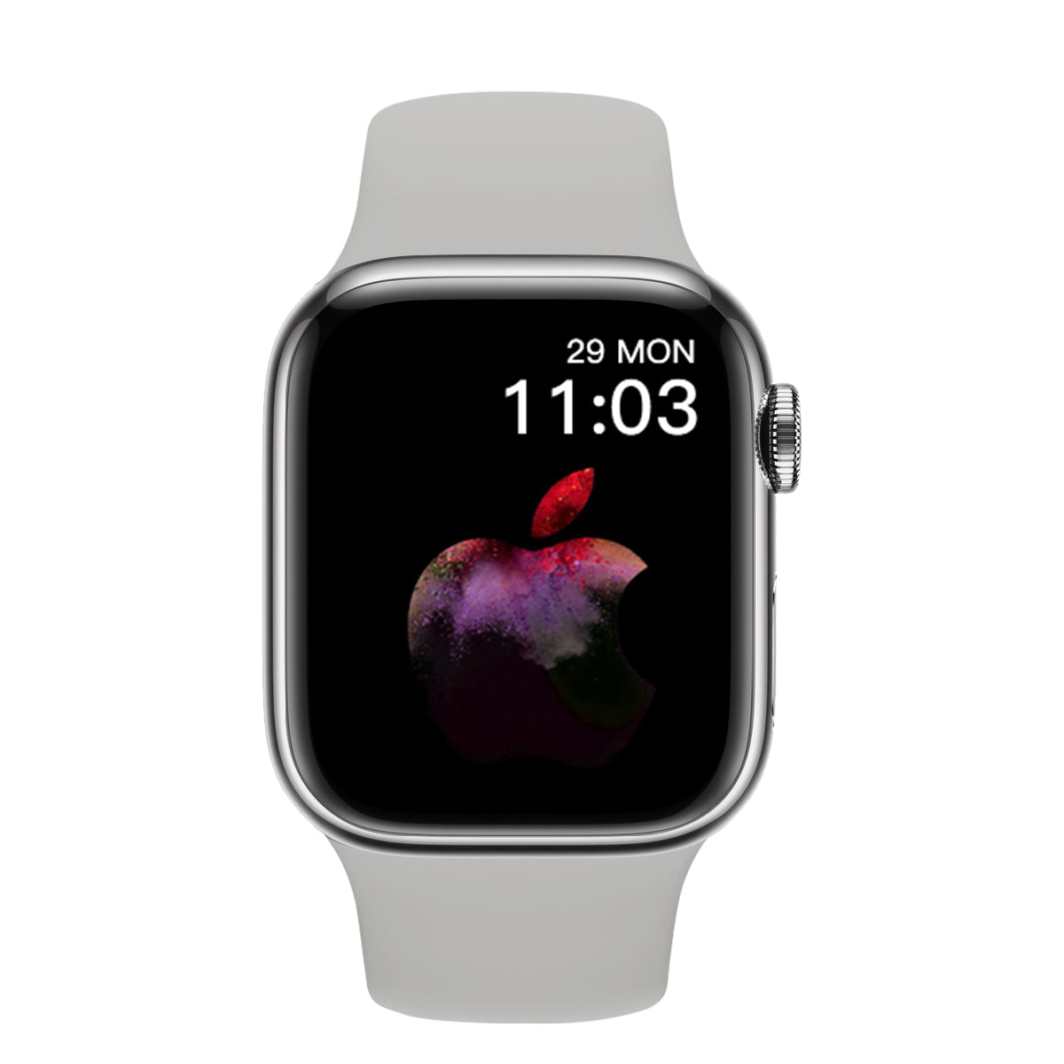 Watch 9 Max Series 9 Smartwatch (2.19 Inch Ips) 22mm Strap With Laxasfit App Silver