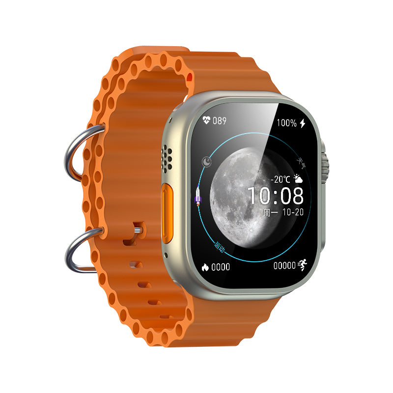 Ts8 Ultra Series 8 Men Women Bluetooth Call Heart Rate Sport Smartwatch With Fitpro App Orange
