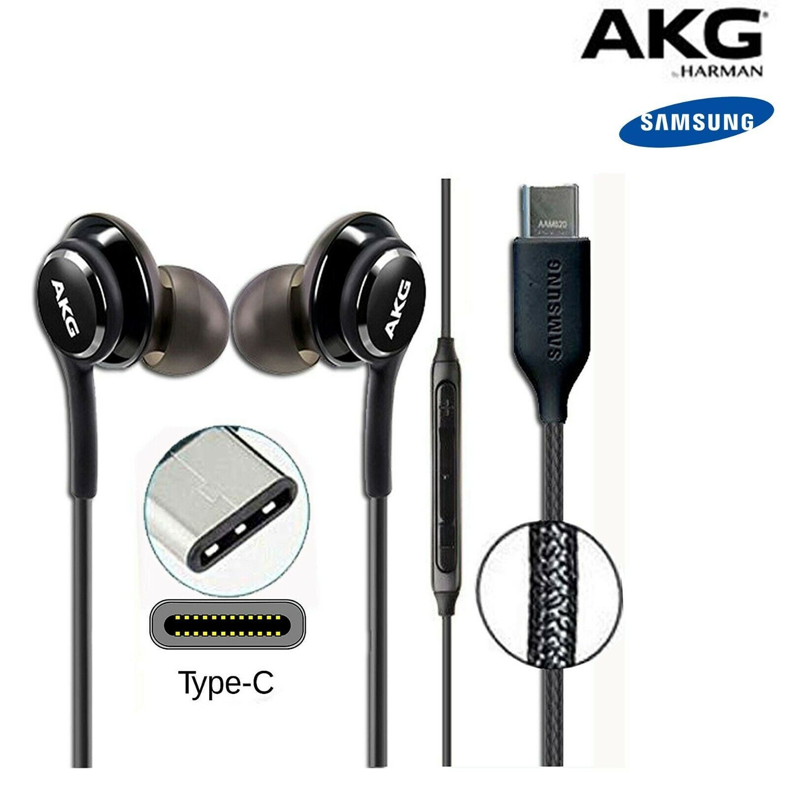 Samsung Type-c Akg Earphones Original
