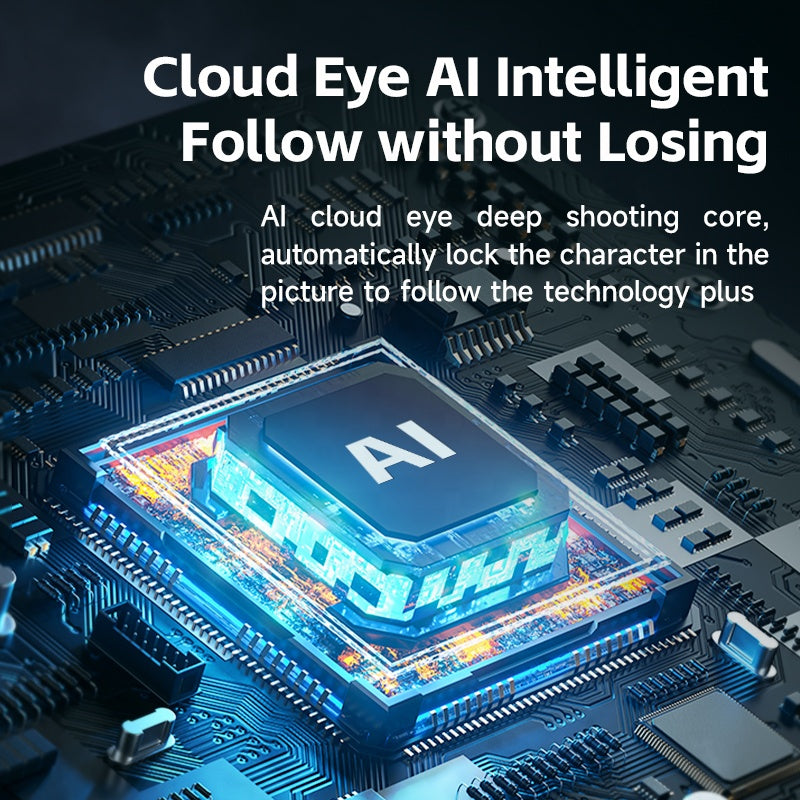 A101 Gimbal Extendable Auto Face Tracking Ai Intelligent Wireless Remote With Fill Light