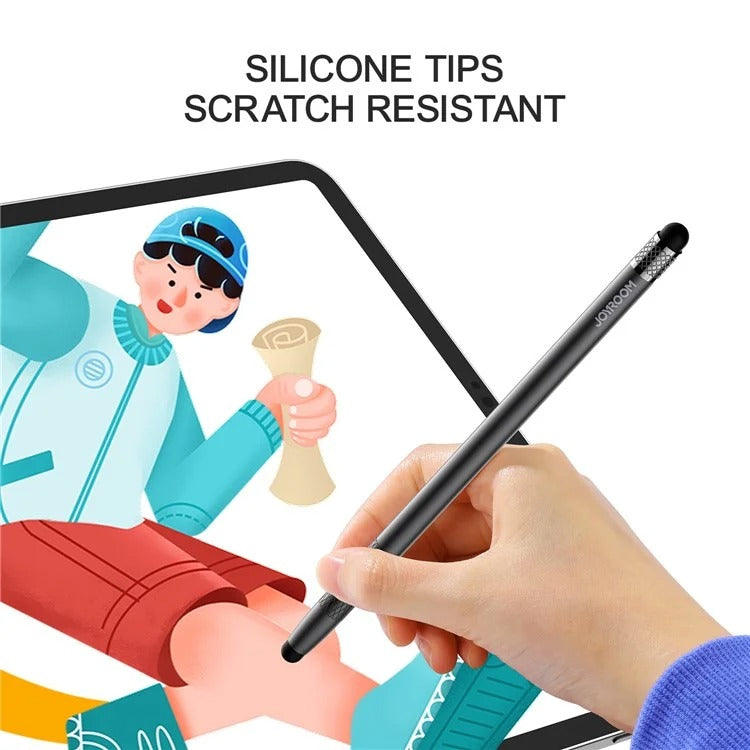 Joyroom Jr-dr01 Dual Tips Passive Stylus Pen For Phones & Tablets (black)
